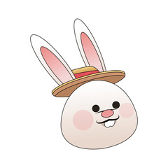 easter bunny  icon image vector illustration design 