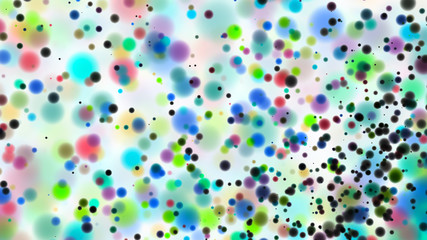 Beautiful colorful bokeh blurred background defocused dots