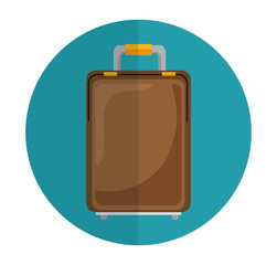 travel suitcase isolated icon vector illustration design