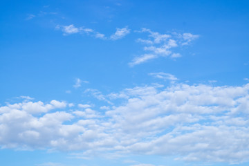 blue sky with clouds
