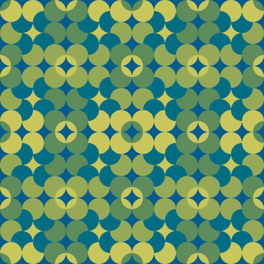 Abstract geometric graphic pattern green color tone background