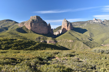 Natural gateway Salto de Roldan in Aragon