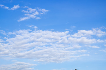 blue sky with clouds