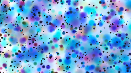 Panele Szklane Podświetlane  Piękne kolorowe bokeh rozmyte tło rozmyte kropki