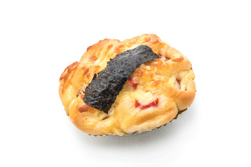 seaweed and crab stick with bread