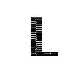 letter L logo vector