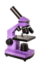 Microscope isolated on white background
