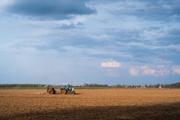 Obraz premium tractor