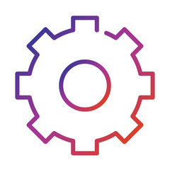 cogwheel vector icon 10 EPS