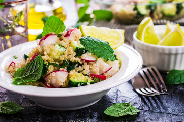 Salad of quinoa