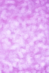pink bokeh texture. Festive glitter background with defocused lights