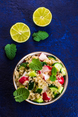 Salad of quinoa