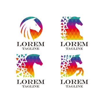 Horse Logo Set