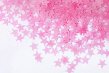 pink star background.