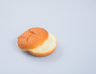 burger bun or hamburger bun on background.