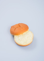 burger bun or hamburger bun on background.
