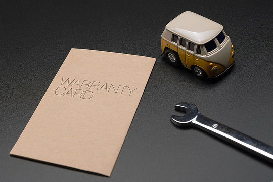 Warranty service of the car, conceptual background