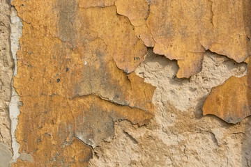 Plaster textured background of old weathered wall