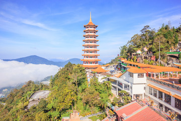 Pagoda at Chin Swee Temple, Genting Highland is a famous tourist attraction near Kuala Lumpur....