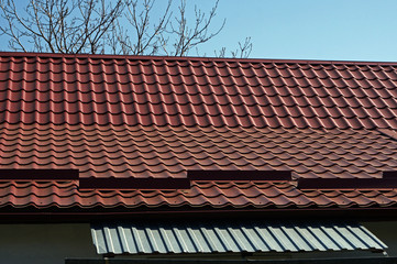 Metal roof tiles