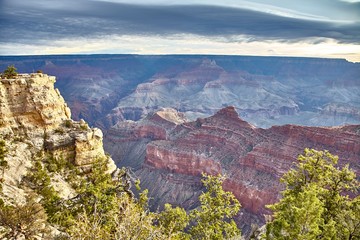 morning light sunrise at Grand Canyon, Arizona, USA