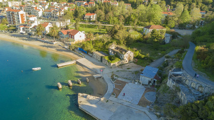 Beautiful resort town near the sea
