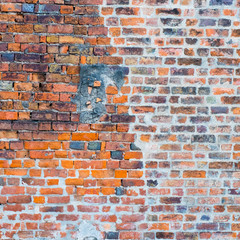Background of old vintage brick wall