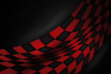 red and black carbon fiber background. - 144803273