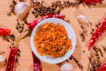 chili sauce two bowl