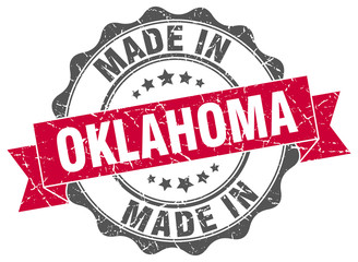 made in Oklahoma round seal