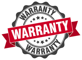 warranty stamp. sign. seal