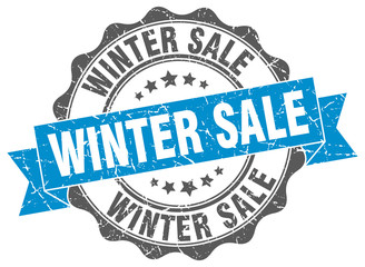 winter sale stamp. sign. seal