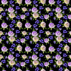 Retro Floral Seamless Pattern