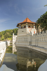 Temple of the tooth in Kandy (Sri Lanka)