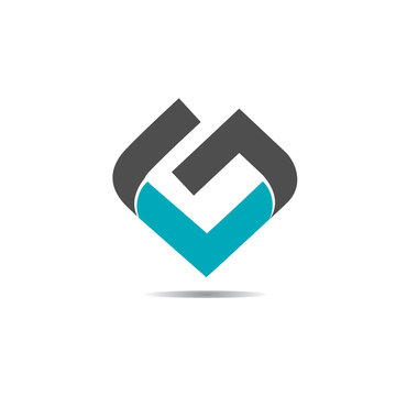 abstract gm logo