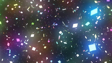 きらきら紙吹雪