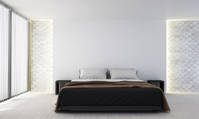 The modern bedroom interior design