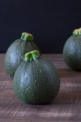 Runde Zucchini