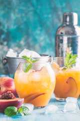 Peach cocktail or tea