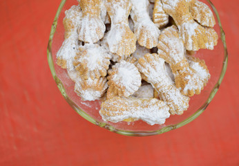 baked homemade cookies