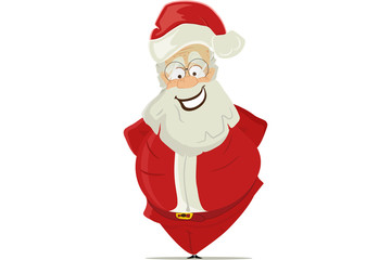 Santa Claus. Vector Illustration.