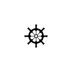 Pictogram helm icon. Black icon on white background.