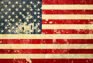 Grunge USA Flag