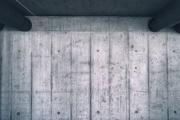 Concrete wall as backdrop