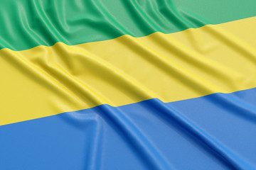 Obraz premium Gabon flag