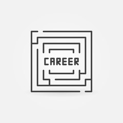 Career labyrinth icon