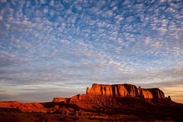 Mottled Sky over Elephant Rock