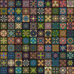 Seamless pattern. Vintage decorative elements. Hand drawn background. Islam, Arabic, Indian, ottoman motifs. Perfect for printing on fabric or paper.