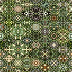 Seamless pattern. Vintage decorative elements. Hand drawn background. Islam, Arabic, Indian, ottoman motifs. Perfect for printing on fabric or paper.