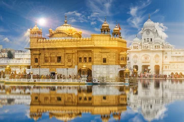 Photo sur Aluminium Monument The Golden Temple, located in Amritsar, Punjab, India.